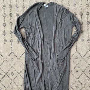 Old Navy Gray Duster Cardigan